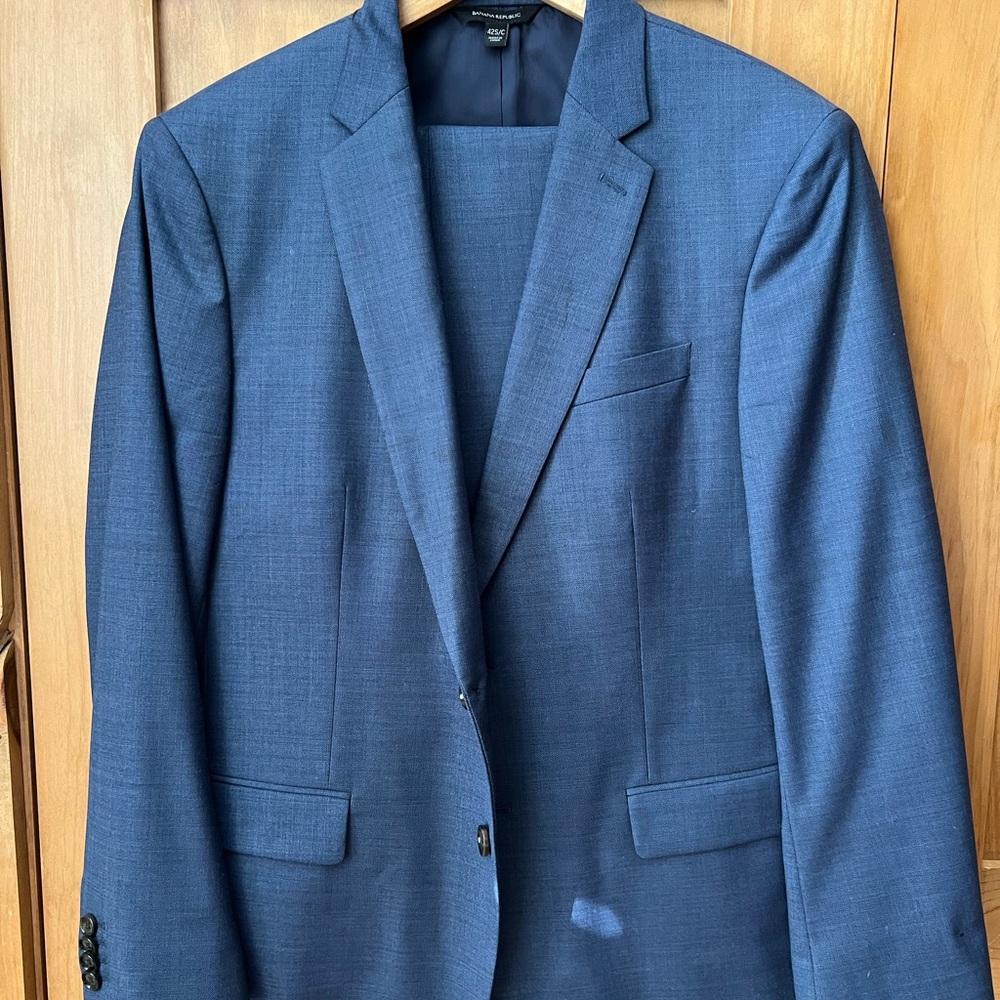 Like new Banana Republic Blue suit